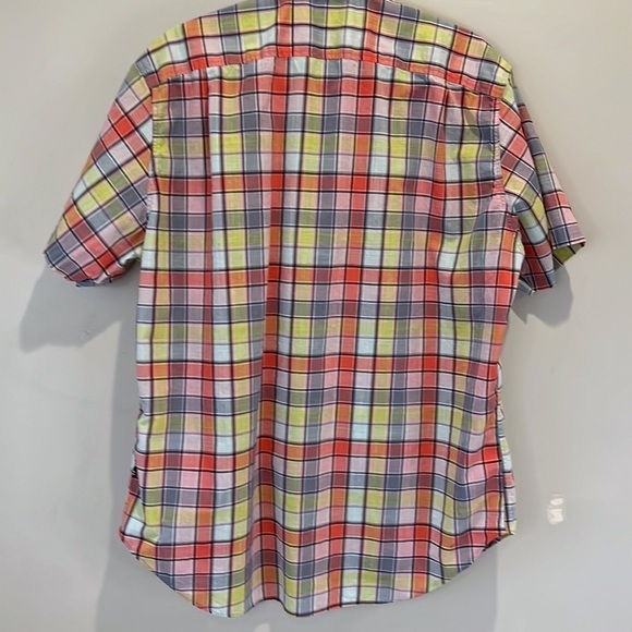 Nautica classic fit plaid shirt with front pocket size L - Picture 3 of 10